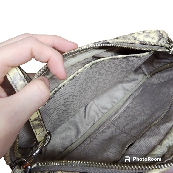 Michael Kors Snake Embossed Crossbody Bag - Picture 14 of 15